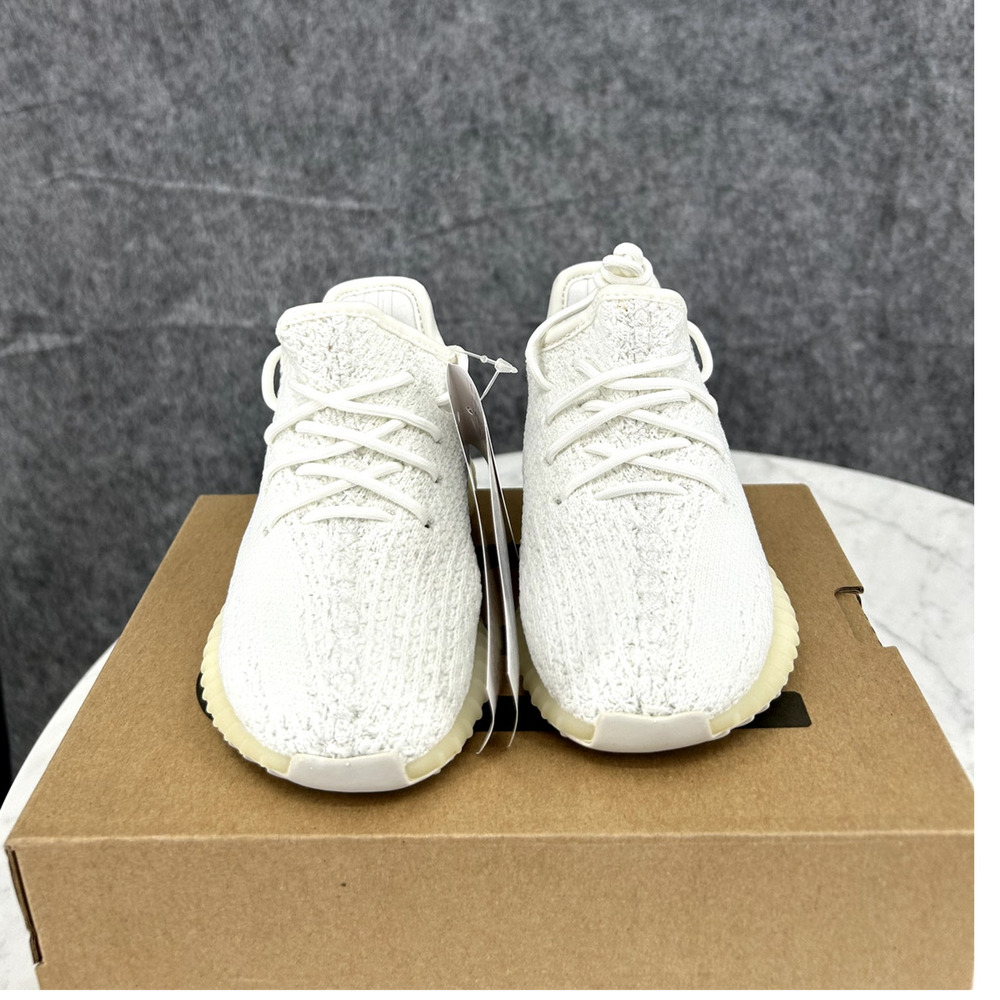 NEW Adidas Kanye Yeezy Boost 350 V2 Cream White Toddler Kids 8K